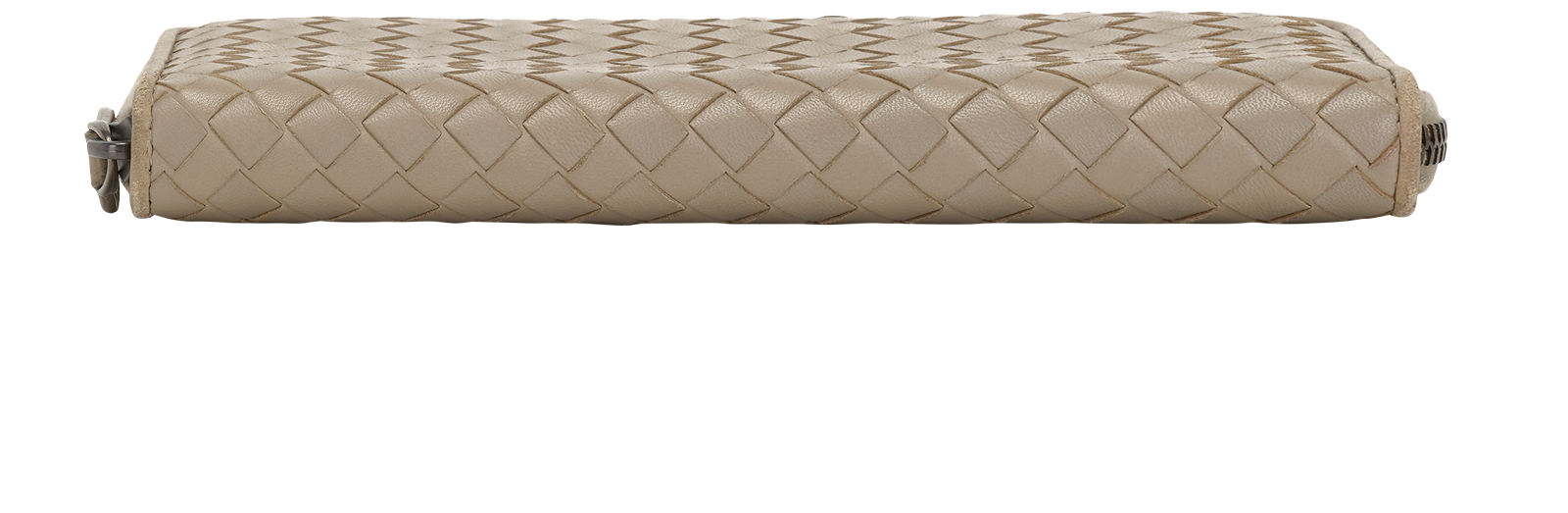 Bottega Veneta Intrecciato Long Wallet, &pound;150, Accessories, Taupe, Leather, Top view